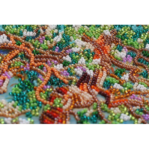 Mid-sized bead embroidery kit Above the sea (Landscapes), AMB-041 by Abris Art - buy online! ✿ Fast delivery ✿ Factory price ✿ Wholesale and retail ✿ Purchase Sets MIDI for beadwork