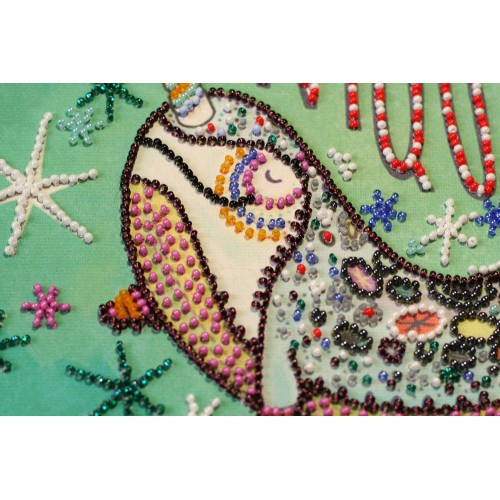 Mid-sized bead embroidery kit Unique... (Animals), AMB-053 by Abris Art - buy online! ✿ Fast delivery ✿ Factory price ✿ Wholesale and retail ✿ Purchase Sets MIDI for beadwork