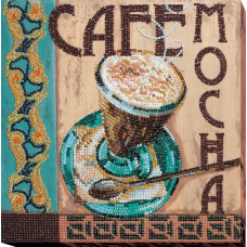 Mid-sized bead embroidery kit Mocha (Household stories)