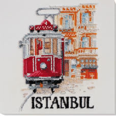 Mid-sized bead embroidery kit Istanbul (Landscapes)