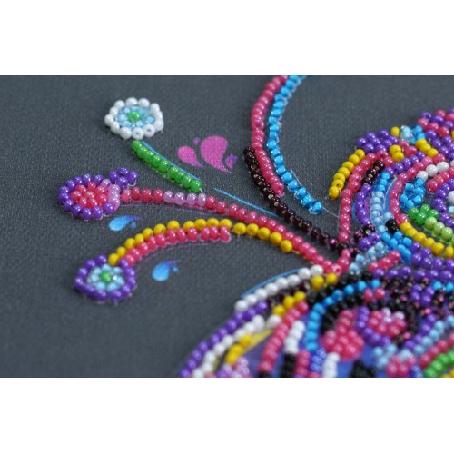 Mid-sized bead embroidery kit Once upon a night (Deco Scenes), AMB-061 by Abris Art - buy online! ✿ Fast delivery ✿ Factory price ✿ Wholesale and retail ✿ Purchase Sets MIDI for beadwork