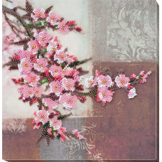 Mid-sized bead embroidery kit Stick of sakura (Flowers)