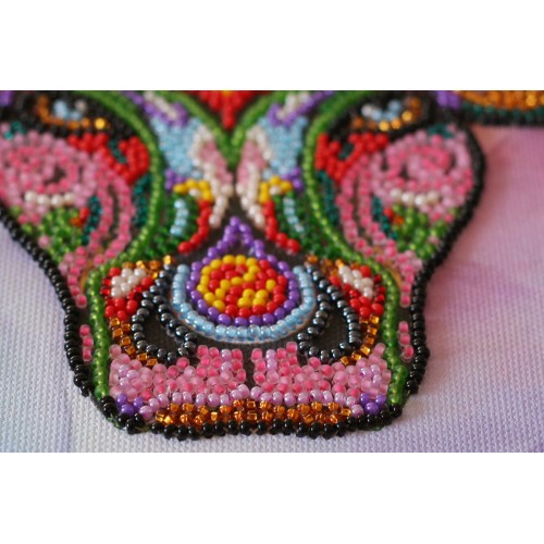 Mid-sized bead embroidery kit Bull, AMB-068 by Abris Art - buy online! ✿ Fast delivery ✿ Factory price ✿ Wholesale and retail ✿ Purchase Sets MIDI for beadwork