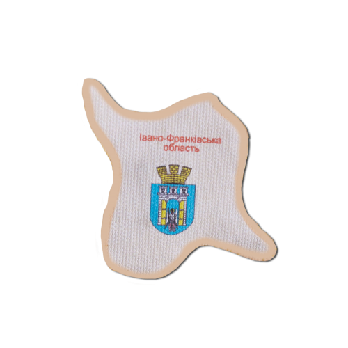 Kits for embroidery with beads magnets Map of Ukraine Ivano-Frankivsk region, AMK-009 by Abris Art - buy online! ✿ Fast delivery ✿ Factory price ✿ Wholesale and retail ✿ Purchase Kits for embroidery with beads - magnets Map of Ukraine