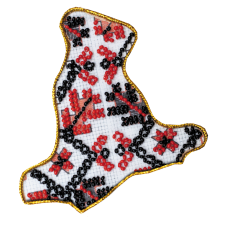 Kits for embroidery with beads magnets "Map of Ukraine" Kiev region