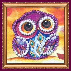 Mini Magnets Bead embroidery kit Owl – 1