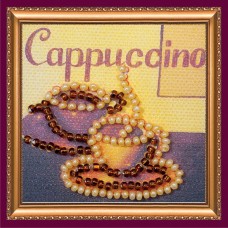 Mini Magnets Bead embroidery kit Cappuccino
