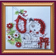 Mini Magnets Bead embroidery kit New Year surprise