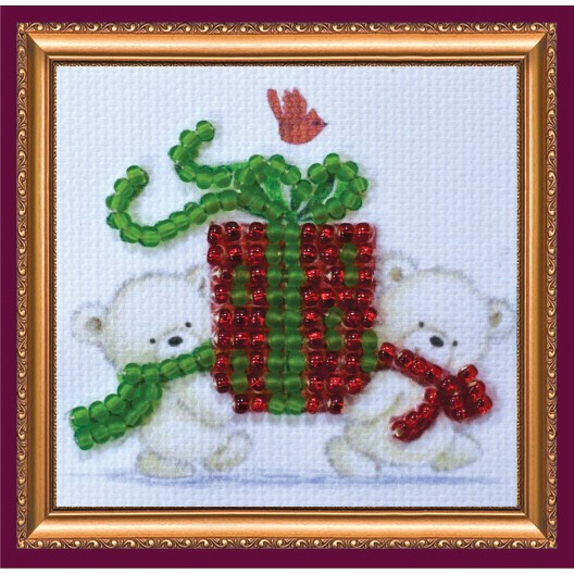 Mini Magnets Bead embroidery kit Long wished gift, AMM-028 by Abris Art - buy online! ✿ Fast delivery ✿ Factory price ✿ Wholesale and retail ✿ Purchase Kits for embroidery with beads - mini-magnets