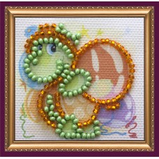 Mini Magnets Bead embroidery kit Turtle
