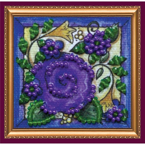Mini Magnets Bead embroidery kit Flower carpet, AMM-042 by Abris Art - buy online! ✿ Fast delivery ✿ Factory price ✿ Wholesale and retail ✿ Purchase Kits for embroidery with beads - mini-magnets