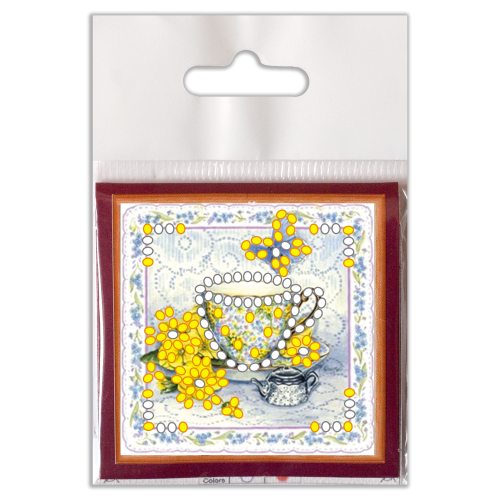 Mini Magnets Bead embroidery kit Flavored tea, AMM-052 by Abris Art - buy online! ✿ Fast delivery ✿ Factory price ✿ Wholesale and retail ✿ Purchase Kits for embroidery with beads - mini-magnets