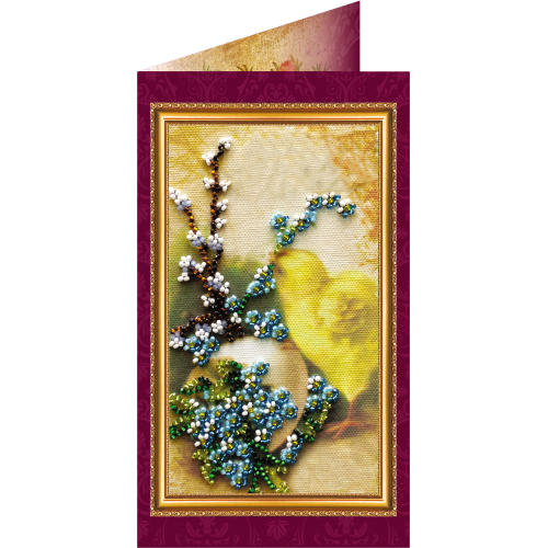 Postcard Bead embroidery kit Easter – 1, AO-001 by Abris Art - buy online! ✿ Fast delivery ✿ Factory price ✿ Wholesale and retail ✿ Purchase Postcards for bead embroidery