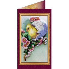 Postcard Bead embroidery kit Easter – 2
