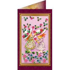 Postcard Bead embroidery kit Happy Birthday – 2