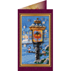 Postcard Bead embroidery kit Happy New Year – 3