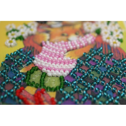 Postcard Bead embroidery kit Dear Grandma – 1, AO-044 by Abris Art - buy online! ✿ Fast delivery ✿ Factory price ✿ Wholesale and retail ✿ Purchase Postcards for bead embroidery