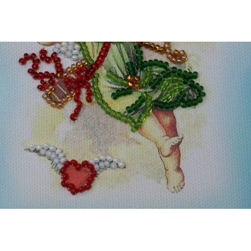 Happy Valentines Day – 1, AO-055 by Abris Art - buy online! ✿ Fast delivery ✿ Factory price ✿ Wholesale and retail ✿ Purchase Postcards for bead embroidery