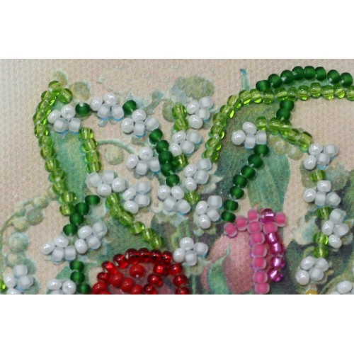 Postcard Bead embroidery kit Congratulations – 11, AO-057 by Abris Art - buy online! ✿ Fast delivery ✿ Factory price ✿ Wholesale and retail ✿ Purchase Postcards for bead embroidery