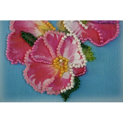 Postcard Bead embroidery kit Congratulations – 14, AO-062 by Abris Art - buy online! ✿ Fast delivery ✿ Factory price ✿ Wholesale and retail ✿ Purchase Postcards for bead embroidery