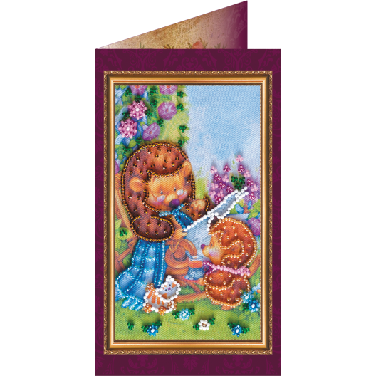 Dear Grandpa – 1, AO-064 by Abris Art - buy online! ✿ Fast delivery ✿ Factory price ✿ Wholesale and retail ✿ Purchase Postcards for bead embroidery