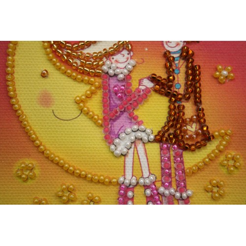 Happy Valentines Day – 2, AO-071 by Abris Art - buy online! ✿ Fast delivery ✿ Factory price ✿ Wholesale and retail ✿ Purchase Postcards for bead embroidery