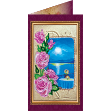 Postcard Bead embroidery kit South night – 1