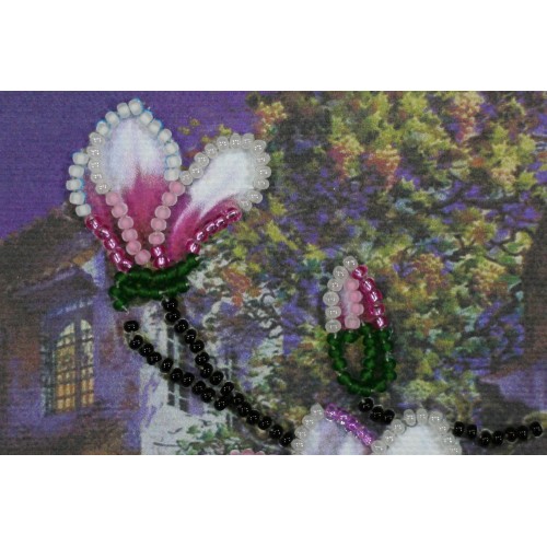 Postcard Bead embroidery kit South night – 3, AO-083 by Abris Art - buy online! ✿ Fast delivery ✿ Factory price ✿ Wholesale and retail ✿ Purchase Postcards for bead embroidery