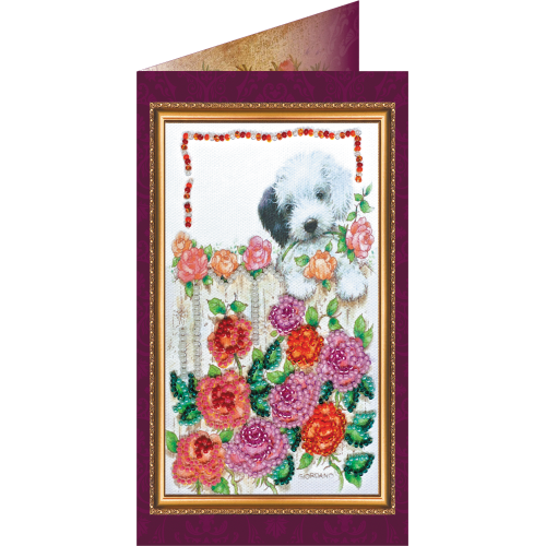 Miss you – 1, AO-086 by Abris Art - buy online! ✿ Fast delivery ✿ Factory price ✿ Wholesale and retail ✿ Purchase Postcards for bead embroidery