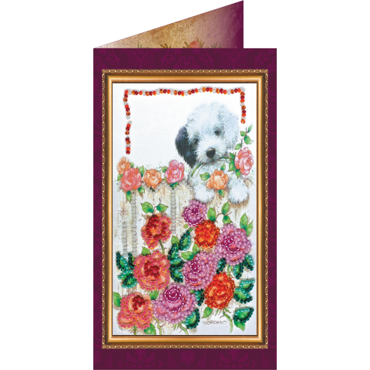 Miss you – 1, AO-086 by Abris Art - buy online! ✿ Fast delivery ✿ Factory price ✿ Wholesale and retail ✿ Purchase Postcards for bead embroidery