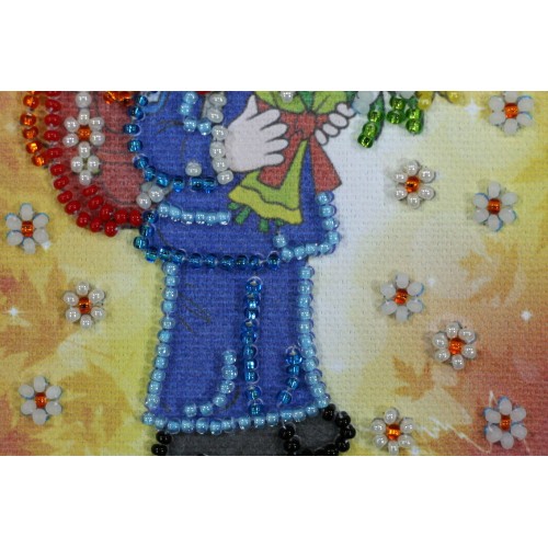 The Knowledge Day – 2, AO-092 by Abris Art - buy online! ✿ Fast delivery ✿ Factory price ✿ Wholesale and retail ✿ Purchase Postcards for bead embroidery