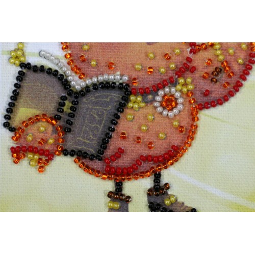 Postcard Bead embroidery kit Best teacher – 1, AO-094 by Abris Art - buy online! ✿ Fast delivery ✿ Factory price ✿ Wholesale and retail ✿ Purchase Postcards for bead embroidery