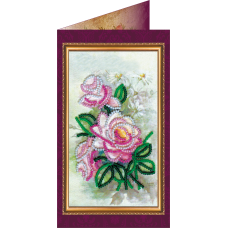 Postcard Bead embroidery kit Happy Anniversary – 1
