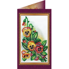 Postcard Bead embroidery kit Happy Anniversary – 2