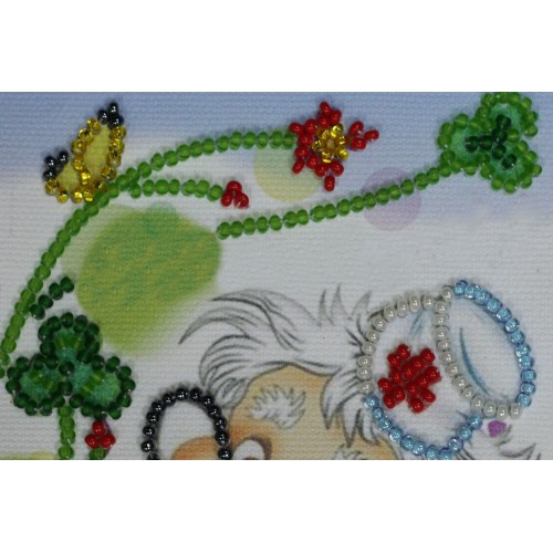 Postcard Bead embroidery kit Best doctor – 1, AO-098 by Abris Art - buy online! ✿ Fast delivery ✿ Factory price ✿ Wholesale and retail ✿ Purchase Postcards for bead embroidery