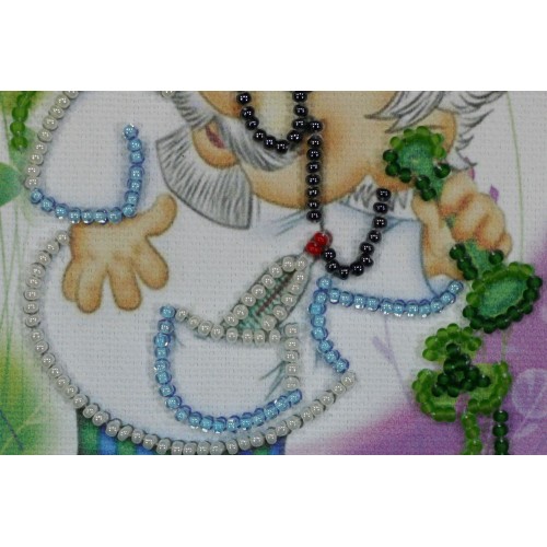 Postcard Bead embroidery kit Best doctor – 1, AO-098 by Abris Art - buy online! ✿ Fast delivery ✿ Factory price ✿ Wholesale and retail ✿ Purchase Postcards for bead embroidery