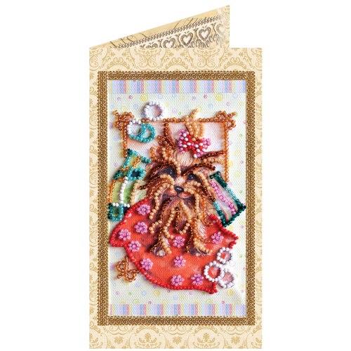 Postcard bead embroidery kits York, AO-110 by Abris Art - buy online! ✿ Fast delivery ✿ Factory price ✿ Wholesale and retail ✿ Purchase Postcards for bead embroidery