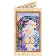 Postcard bead embroidery kits Happy Wedding – 3