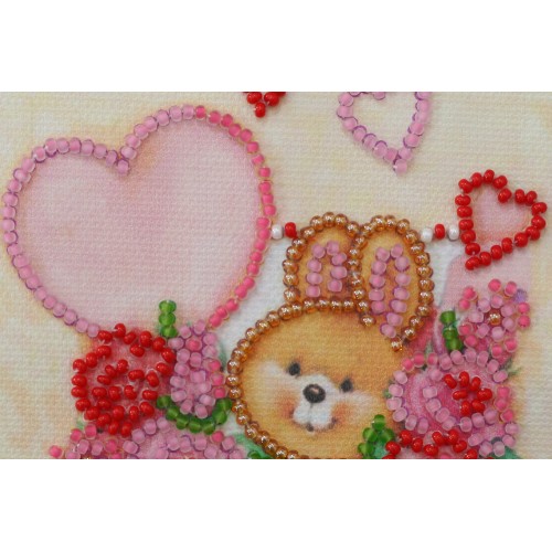 Postcard Bead embroidery kit Sundog, AO-129 by Abris Art - buy online! ✿ Fast delivery ✿ Factory price ✿ Wholesale and retail ✿ Purchase Postcards for bead embroidery