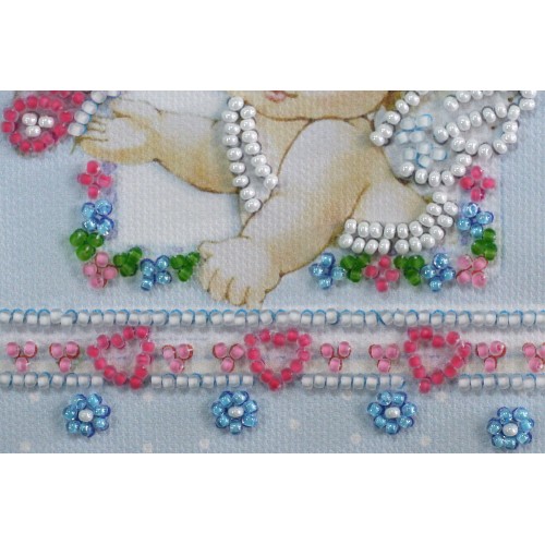 Angel, AO-136 by Abris Art - buy online! ✿ Fast delivery ✿ Factory price ✿ Wholesale and retail ✿ Purchase Postcards for bead embroidery
