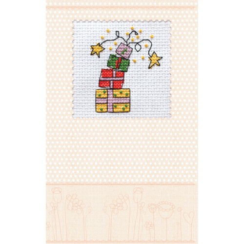 Postcard Cross-stitch kits Gifts firework, AOH-004 by Abris Art - buy online! ✿ Fast delivery ✿ Factory price ✿ Wholesale and retail ✿ Purchase Cross-stitch postcards kits
