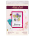 Keychain cross-stitch kit Making dreams come true!, AOO-002 by Abris Art - buy online! ✿ Fast delivery ✿ Factory price ✿ Wholesale and retail ✿ Purchase 3D postcard kit for beadwork