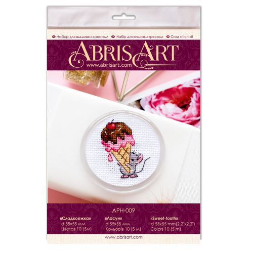 Magnets Bead embroidery kit Sweet-tooth, APH-009 by Abris Art - buy online! ✿ Fast delivery ✿ Factory price ✿ Wholesale and retail ✿ Purchase