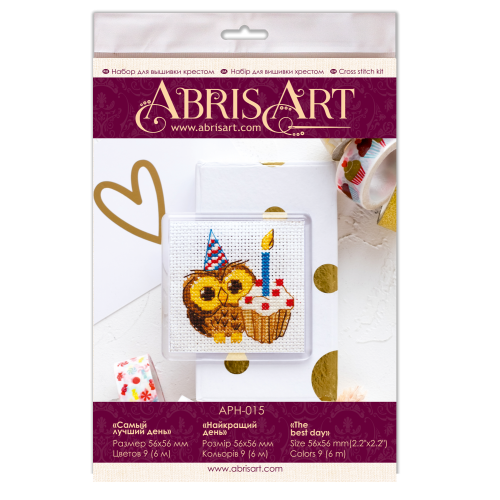 Magnets Bead embroidery kit The best day, APH-015 by Abris Art - buy online! ✿ Fast delivery ✿ Factory price ✿ Wholesale and retail ✿ Purchase