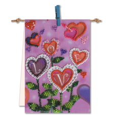 Pennant-kit Bead Embroidery Flowers of love
