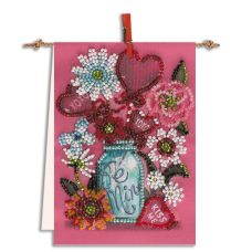 Pennant-kit Bead Embroidery Stay with me