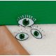 Christmas Ornament Bead Embroidery Kit "Emerald gaze"