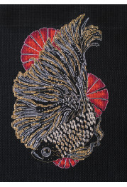 Cross Stitch Kit "Black oranda"