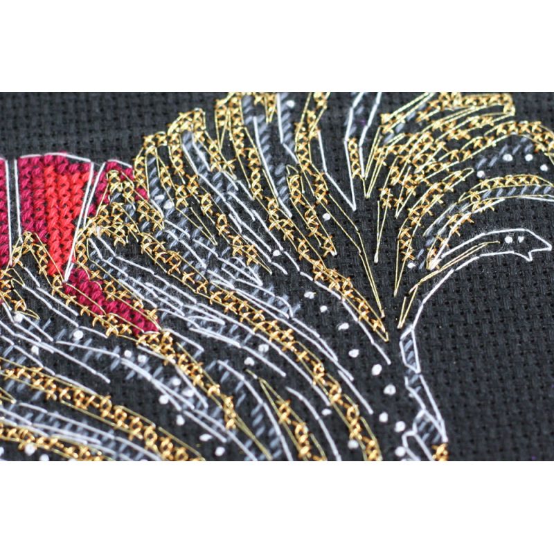 Cross Stitch Kit "Black oranda"