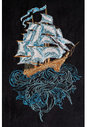 Cross Stitch Kit "Sailboat"